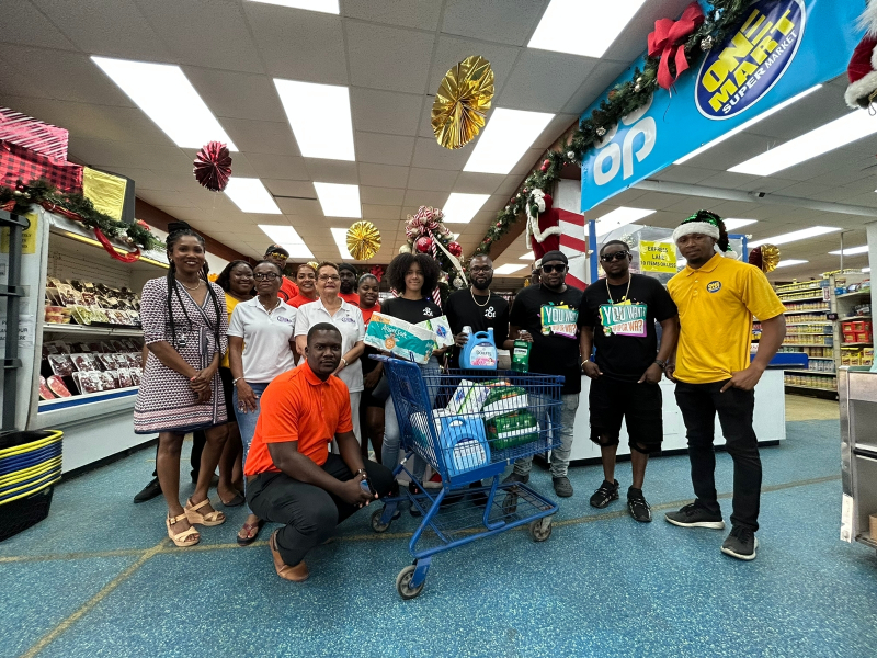CCT staff and brand ambassadors extended their Christmas giving to the Family Support Network (FSN) by stocking the non-profit organisation's pantry through a competitive supermarket dash. 