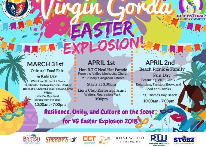 Virgin Gorda Easter Explosion 2018 Schedule